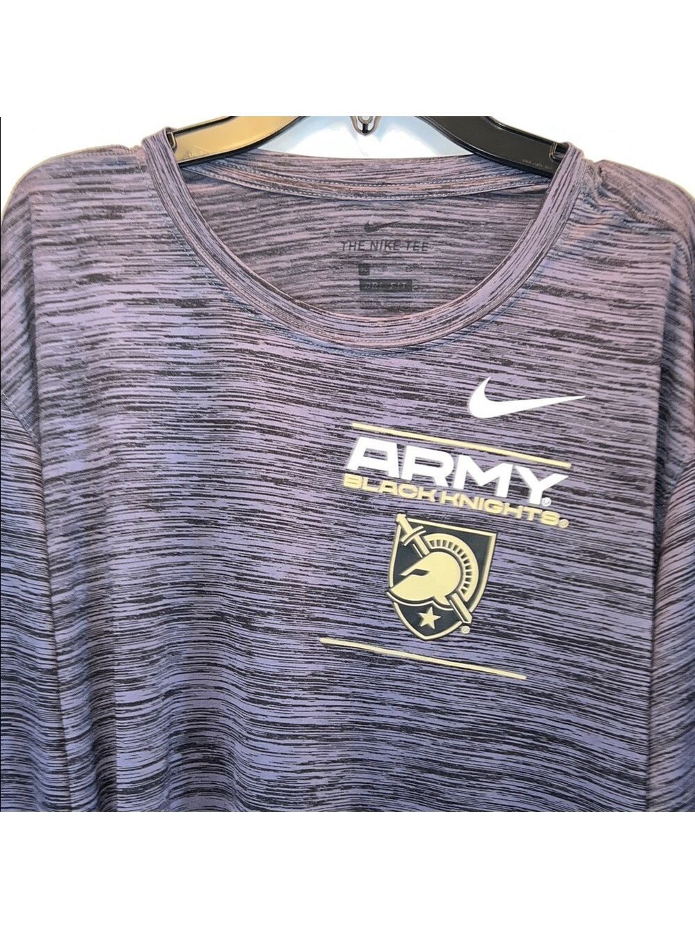 Nike Men's Heathered Black Long Sleeve Tee, Size XL - Picture 5 of 7